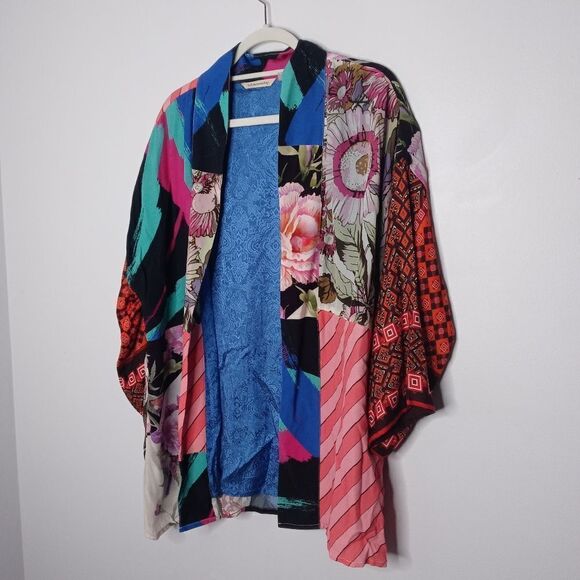 Soft Surroundings floral cardigan size S/M - Picture 2 of 6